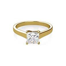 Celeste yellow gold diamond ring