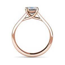 Gail rose gold diamond engagement ring