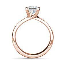 Judy rose gold engagement ring