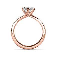 Sarah rose gold diamond engagement ring