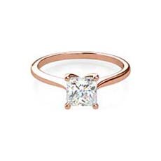 Melissa rose gold diamond engagement ring