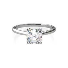 Adele white gold solitaire engagement ring