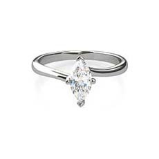 Rachel diamond solitaire ring