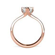 Nicola rose gold ring