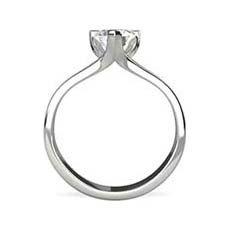 Nicola diamond platinum engagement ring
