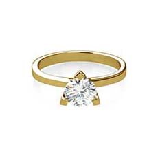Nicola yellow gold engagement ring