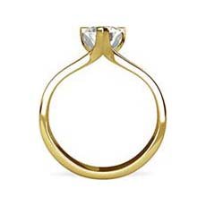 Nicola yellow gold engagement ring
