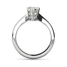 Katy platinum engagement ring