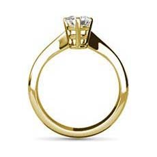 Katy yellow gold diamond ring