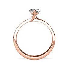 Madeline rose gold engagement ring