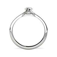 Antoinette platinum diamond ring