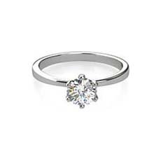 Orla platinum engagement ring