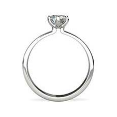 Orla solitaire diamond ring