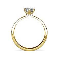 Orla yellow gold engagement ring