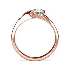 Danielle rose gold engagement ring