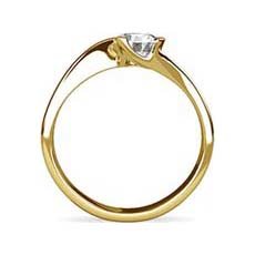 Danielle yellow gold diamond ring