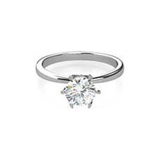 Holly platinum diamond ring