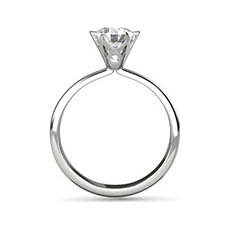 Holly platinum diamond ring