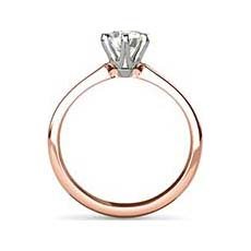Isabella rose gold ring