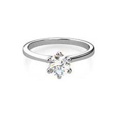 Isabella diamond solitaire engagement ring