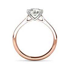 Tamsin white and rose gold engagement ring