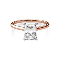 Belita white and rose gold engagement ring