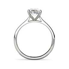 Belita platinum solitaire diamond ring