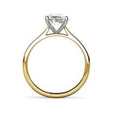 Belita yellow gold diamond ring