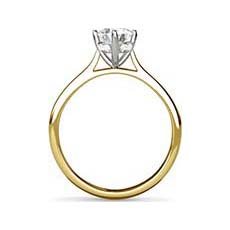 Delphine yellow gold ring
