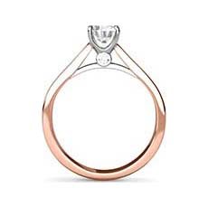 Capri rose gold diamond ring