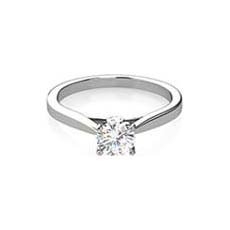 Capri diamond solitaire engagement ring