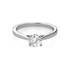 Aspen white gold engagement ring