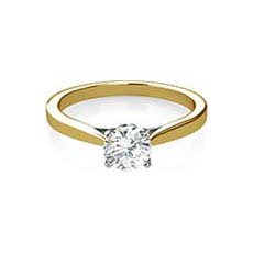 Aspen yellow gold diamond engagement ring
