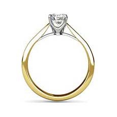 Aspen yellow gold diamond engagement ring