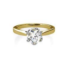 Persephone yellow gold engagement ring