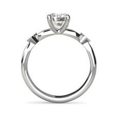 Ivy diamond cluster ring