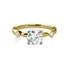 Ivy yellow gold engagement ring