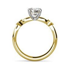Ivy yellow gold diamond ring