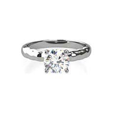 Whitney platinum diamond engagement ring