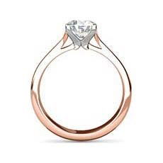 Maria rose gold engagement ring