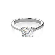 Maria platinum diamond ring