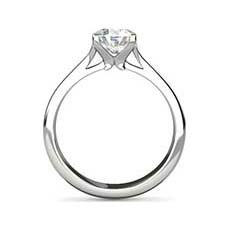 Maria white gold solitaire engagement ring