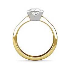 Hazelle yellow gold engagement ring