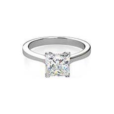 Sasha square diamond engagement ring