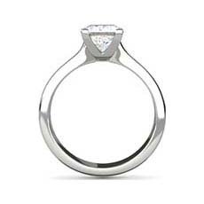 Sasha platinum solitaire engagement ring