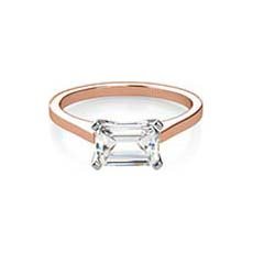 Linda rose gold diamond ring