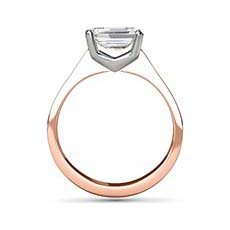 Linda rose gold diamond ring