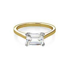 Linda yellow gold diamond engagement ring