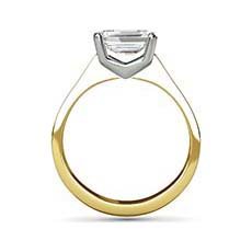 Linda yellow gold diamond engagement ring