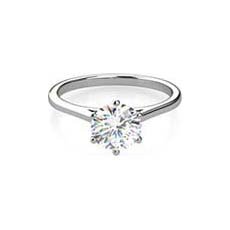 Ophelia platinum engagement ring